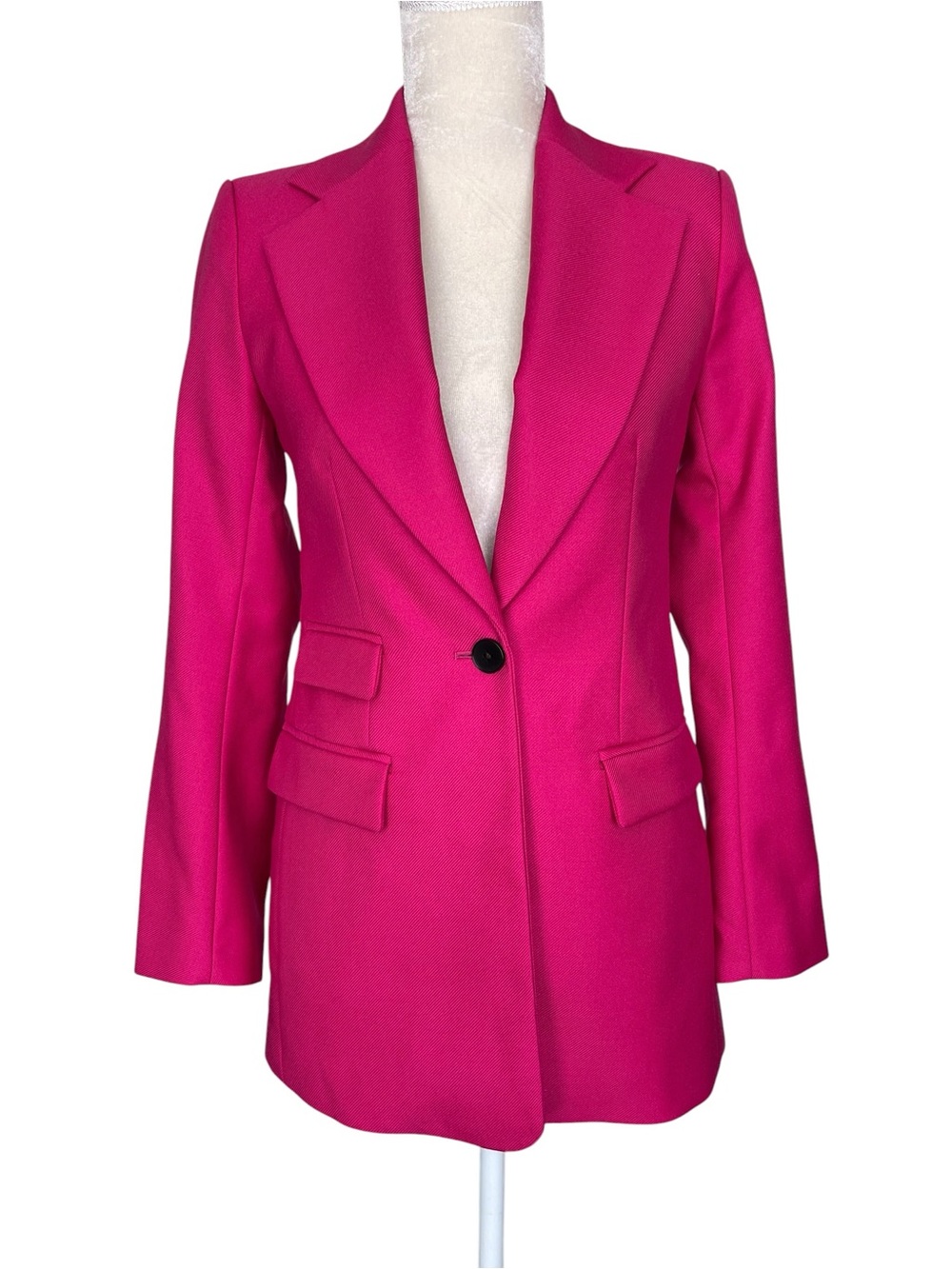 Banana Republic Lido Sculpted Long Italian Wool Women’s Blazer Jacket Size 0